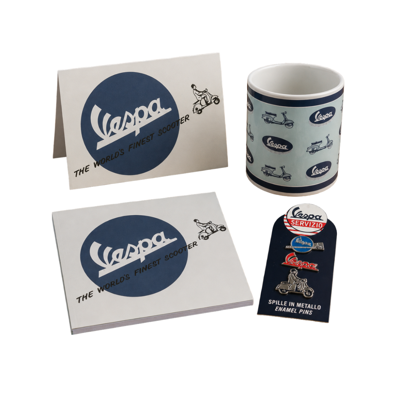 Vespa Merchandise Pack: World’s Finest Scooter
