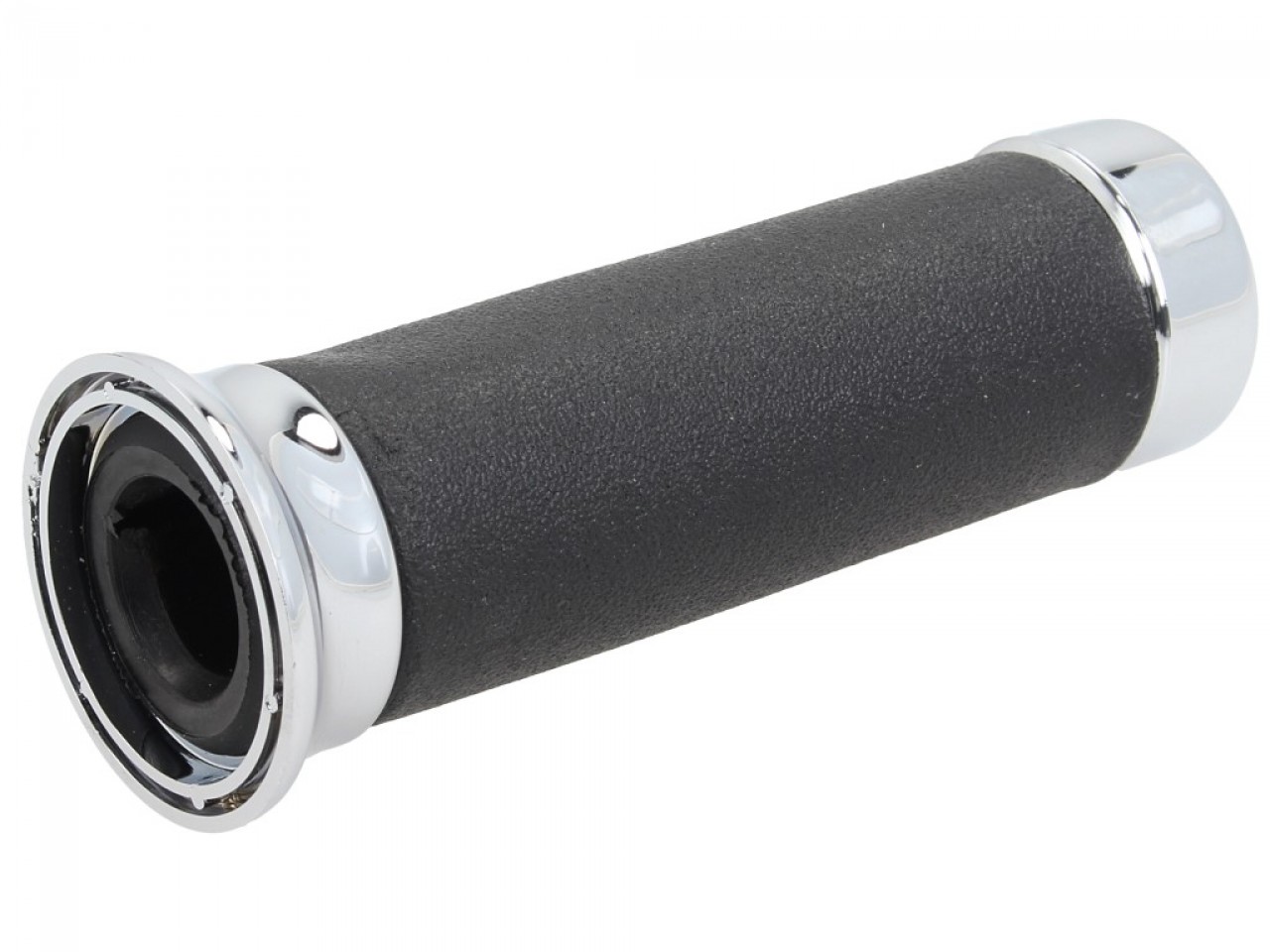 Right-side rubber grip, black, for Vespa LXV 50-125