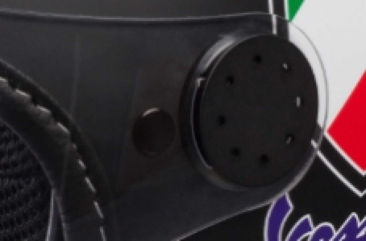 Visor mechanics, black for Piaggio Demi Jet helmet, Carbonskin