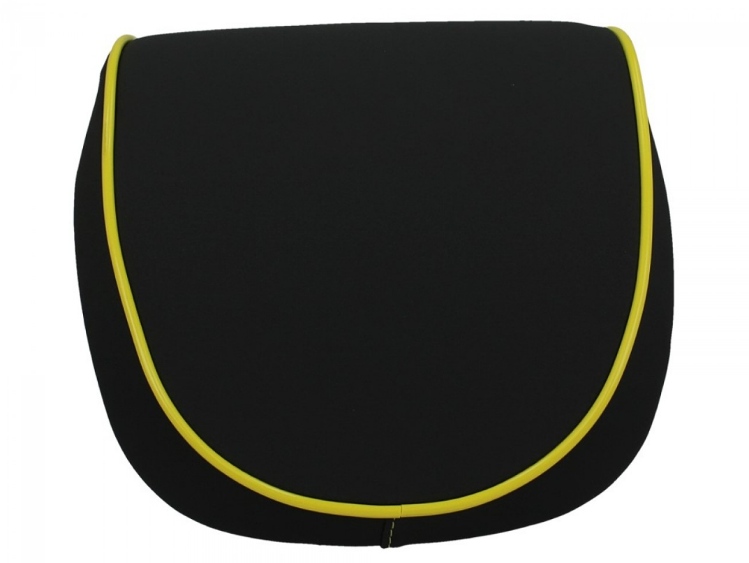 Original backrest for topcase Vespa Elettrica giallo/yellow