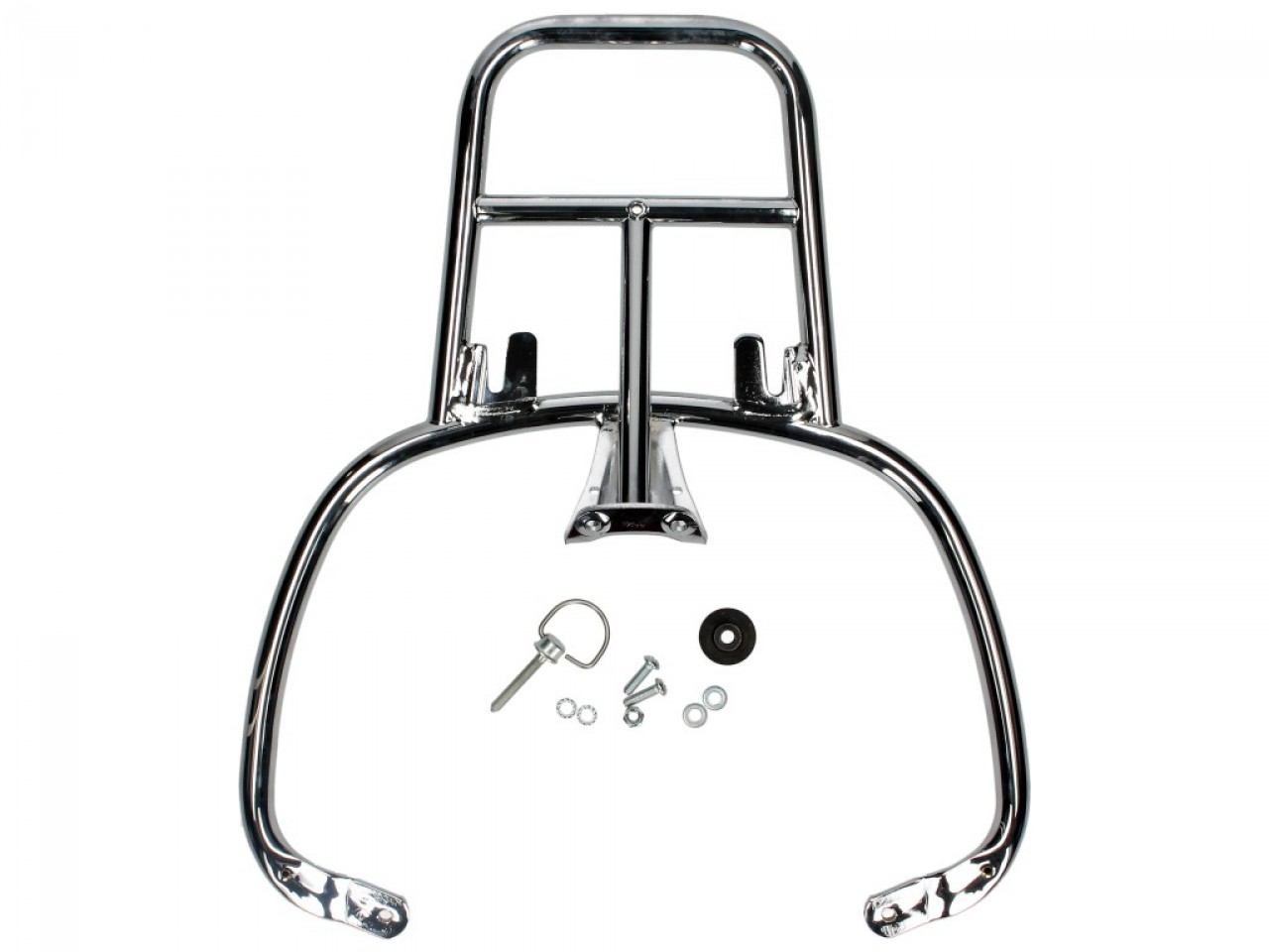 Topcase Kit 32L nero cosmo (98/A), back cushion black for Vespa Primavera