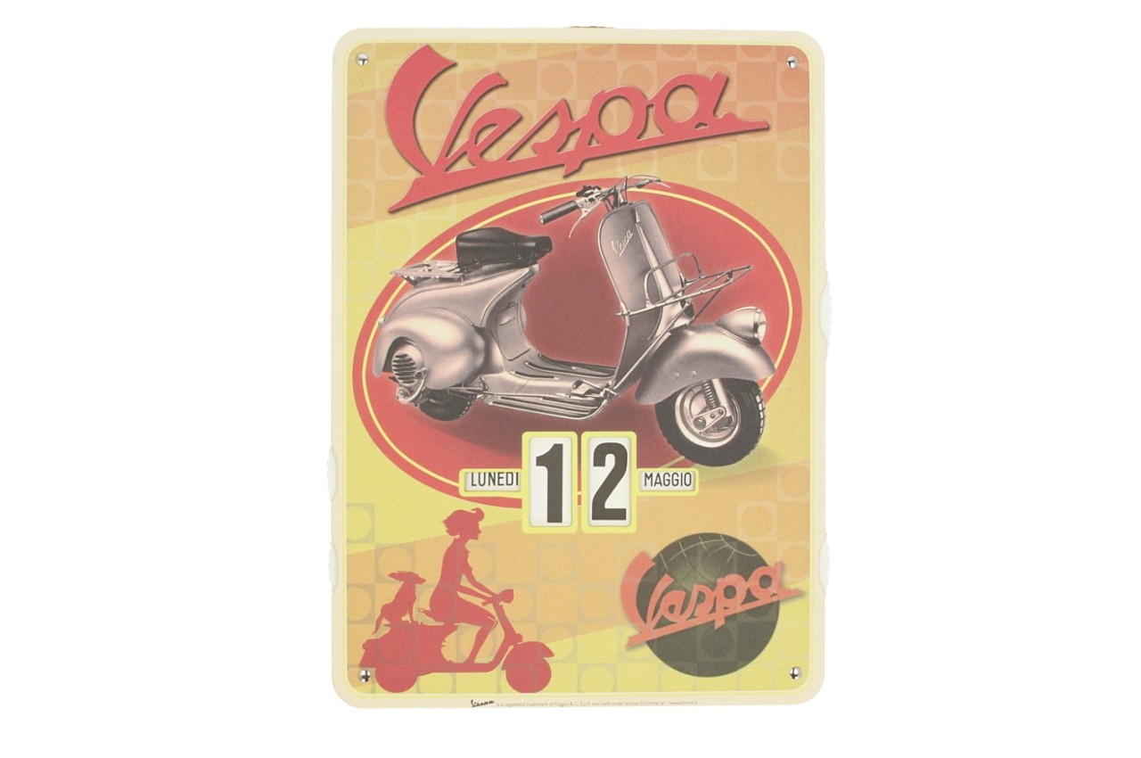Vespa endless calendar