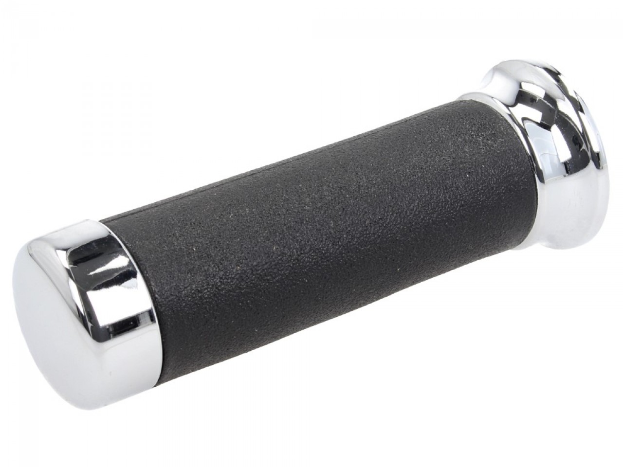 Left-side rubber grip, black, for Vespa LXV 50-125