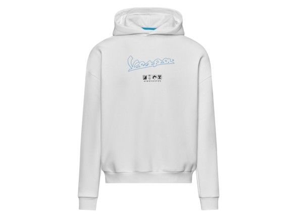 Vespa Hoodie, White, DEC Collection