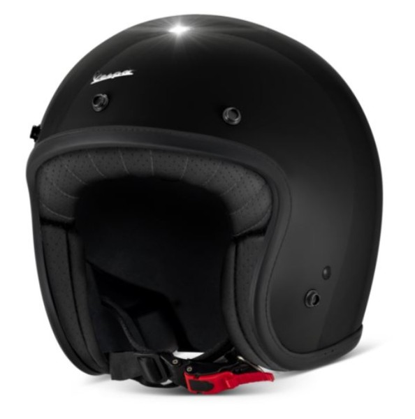 Vespa Versilia Jet Helmet, Black - XS