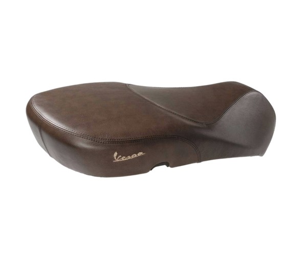 Original Vespa real leather seat for Vespa Primavera / Sprint - brown