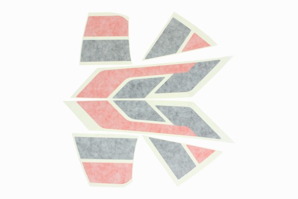 Vespa GTS Super Decal Set - Black and Orange