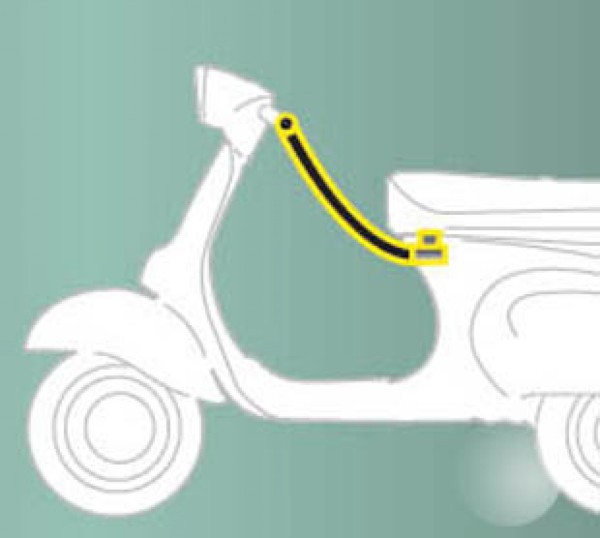 Original anti-theft device Piaggio ZIP II 2011 - 2013