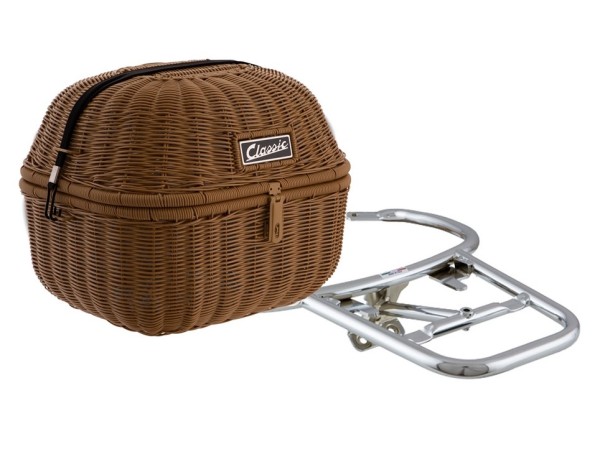 Luggage basket kit Classic for Vespa GTS/​GTV/GT60 125-300ccm, brown