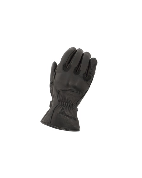Vespa 3/4 winter gloves leather black
