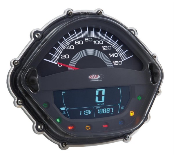 Speedometer/Rev Counter for Vespa GTS 250ccm (-&#039;13), black