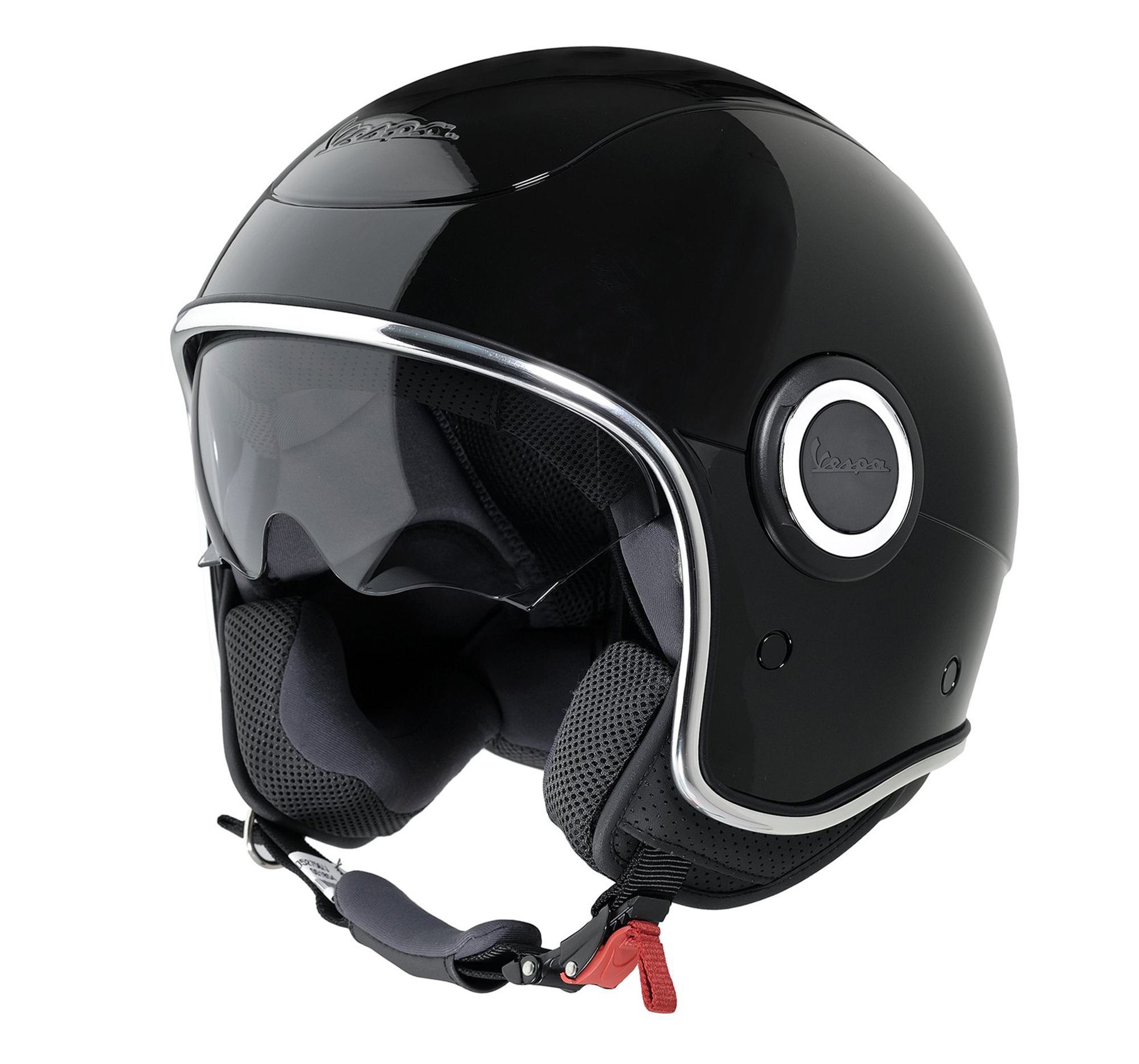 Vespa jet helmet black Piaggio-Vespa Online Shop by RWN