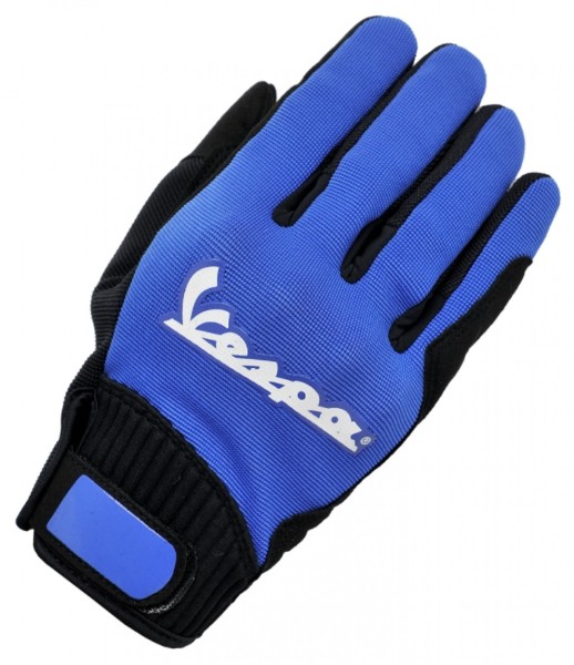Vespa Gloves Color textile blue