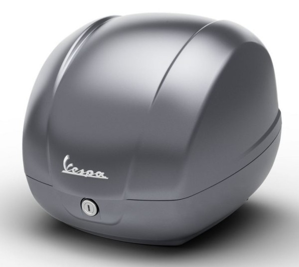 Original top case 36L for Vespa GTS 125/310 and GTV 310 - gray / titanium / 707/C