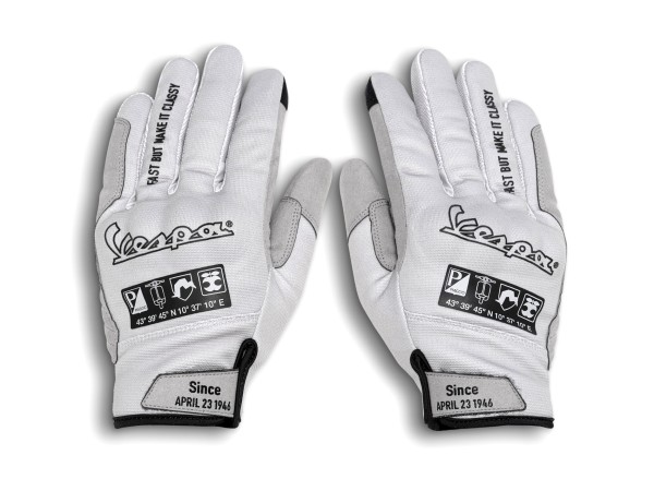 Vespa gloves gray DEC