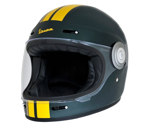 Vespa full face helmet Racing Sixties 60s green / yellow