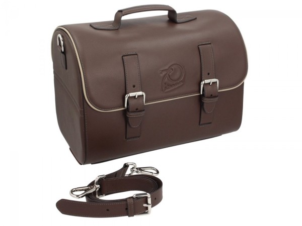 Original Vespa leather bag 70 years version - Brown