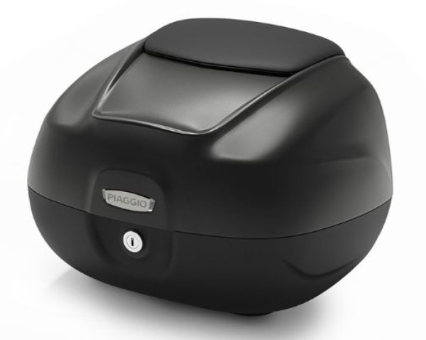 37L Top Case with Backrest for Piaggio MP3 HPE RST 400 Sport - Matte Black 93/B