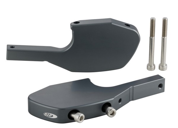 Foot pegs adapter for Vespa GTS/​GTS Super/​GTV/​GT 60/​GT/​GT L 125-300ccm, matt grey