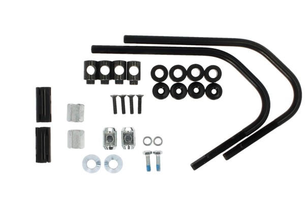 Original black bracket for Vespa Sprint S Elettrica 45 windshield