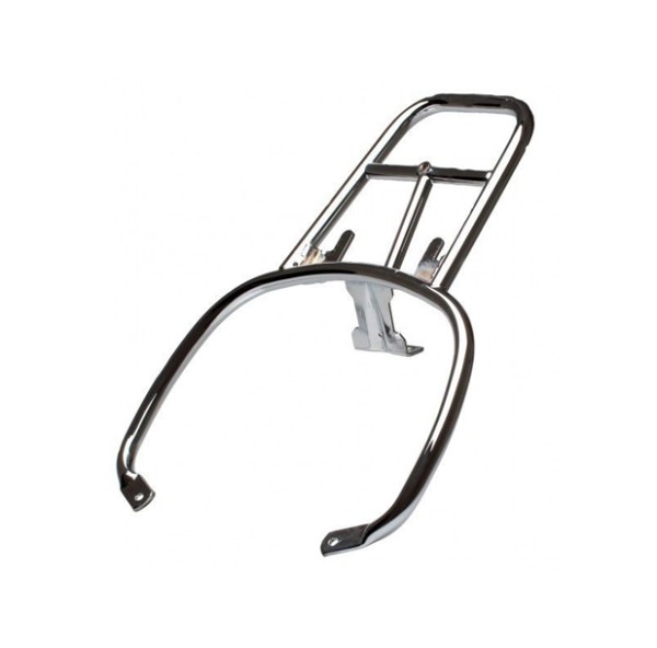 Top case carrier chrome Vespa LX / S