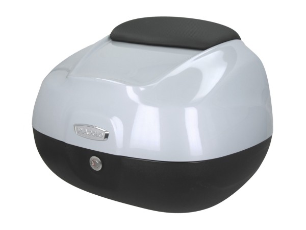 37L Top Case with Backrest for Piaggio MP3 HPE 530 Exclusive (2024) - Mercurio Gray G18