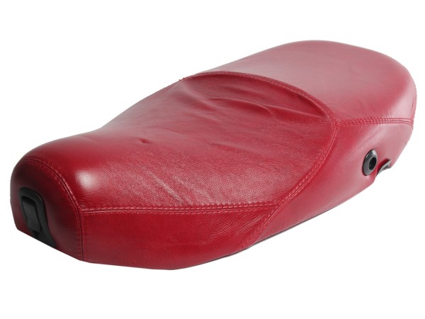 Vespa seat real leather red for LX 50-150cc Touring, ET2/ET4 /LX/LXV/S 50-150cc-