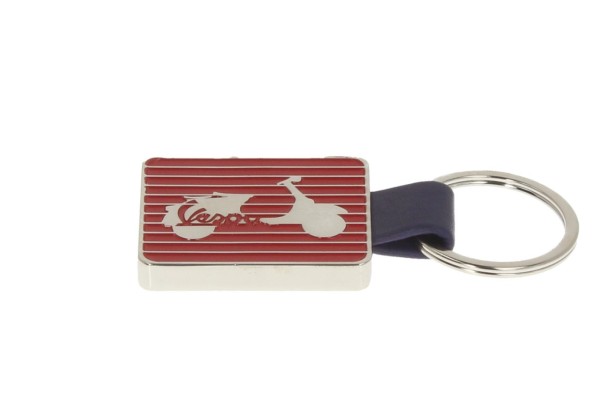 Vespa keychain, Vespa Servizio red