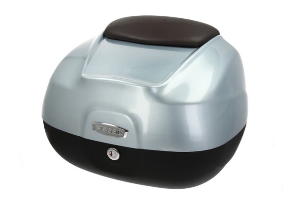 37L Top Case with Backrest for Piaggio Medley 125/150/200 (22-24) - Grigio Azzuranto G14