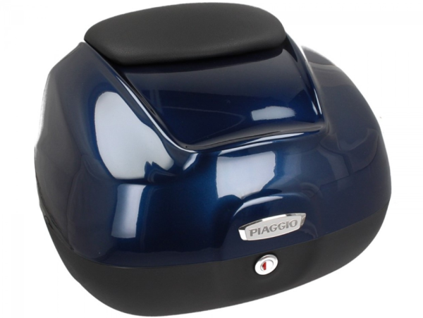 37L Top Case with Backrest for Piaggio Medley 125/150 (16-18) - Midnight Blue 222/A